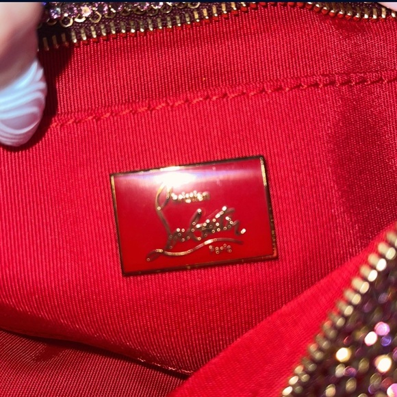 Christian Louboutin Maykimay Purple Crystal Clutch - Picture 6 of 6